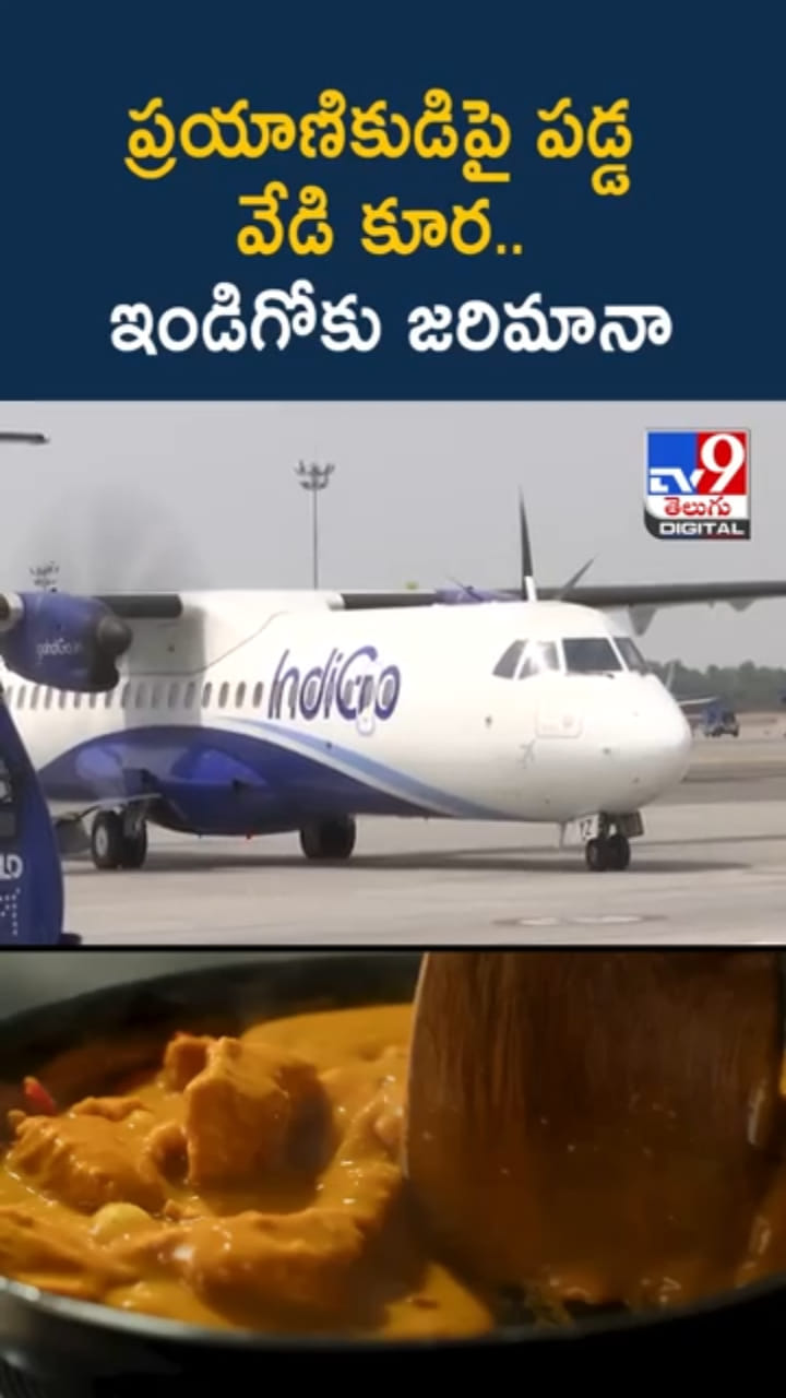 ప్యాసింజర్‌పై వేడి నాన్‌వెజ్ కూర.. IndiGoకు రూ.25 వేలు జరిమానా