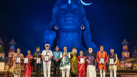 ఇషాలో భవ్య భారత్ భూషణ్ అవార్డుల ఆవిష్కరణ.. చరిత్రాత్మక మహాభిషేకం