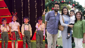 కాజల్ అగర్వాల్ కుమారుడిని చూశారా? అప్పుడే స్కూల్‌కు.. ఫొటోస్