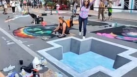 లేక్ వర్క్ బీచ్ స్ట్రీట్ పెయింటింగ్ ఫెస్టివల్‌లో తెలుగోడి సత్తా..