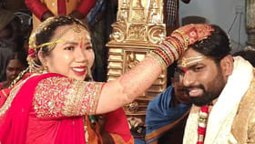 అమెరికా అమ్మాయి.. తెలంగాణ అబ్బాయి ఒక్కటయ్యారు..