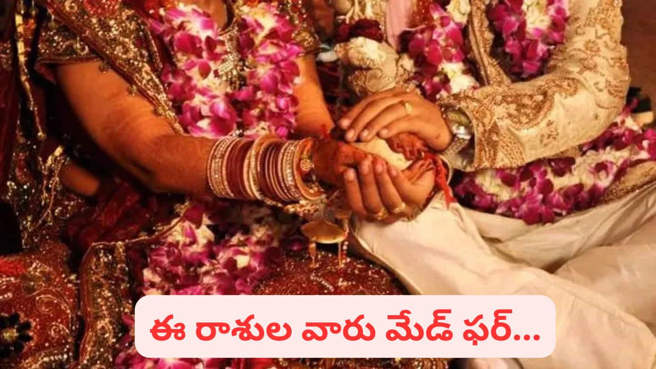 జ్యోతిషశాస్త్రం ప్రకారం, వ్యక్తి జన్మ రాశి ఆధారంగా అతని వ్యక్తిత్వ లక్షణాలు, అభిరుచులు, జీవన శైలి, భవిష్యత్ అవకాశాలను అంచనా వేయవచ్చు. ముఖ్యంగా వైవాహిక జీవితం అనేది మన జీవితంలో ఒక ప్రధాన భాగం. కొన్ని రాశి జంటలు “దైవిక అనుసంధానం” కలిగివుండి, సహజసిద్ధంగా సరిపోతాయని భావిస్తారు. ఏయే రాశులవారు వివాహం చేసుకుంటే వారు తమ జీవితాంతం ఆనందంగా ఉంటారో తెలుసుకుందాం.