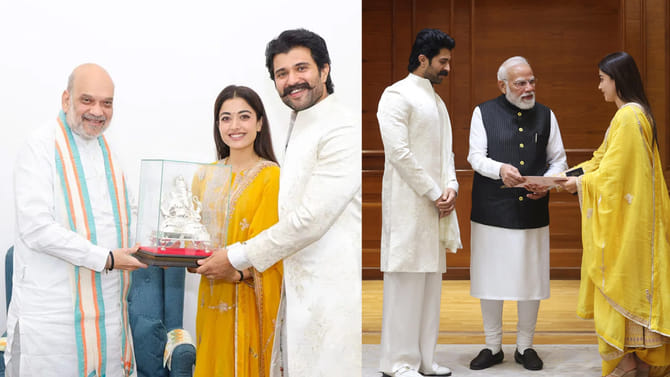 పెళ్లైన వెంటనే PM మోదీ, అమిత్‌షాను కలిసిన విజయ్,రష్మిక! ఎందుకంటే