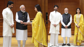 పెళ్లైన వెంటనే PM మోదీ, అమిత్‌షాను కలిసిన విజయ్,రష్మిక! ఎందుకంటే