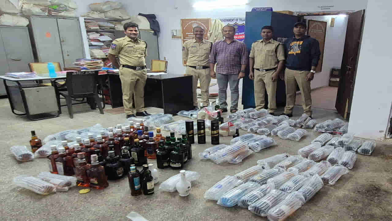 తెలంగాణ ఎక్సైజ్ దాడులు: ఒకవైపు కల్తీ మద్యం కాటు… మరోవైపు కాస్ట్లీ బ్రాండ్ల అక్రమ రవాణా!