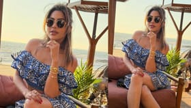 లగ్జరీ బ్రాండ్ హీల్స్ తో నిక్కీ తంబోలి తళుక్కు..