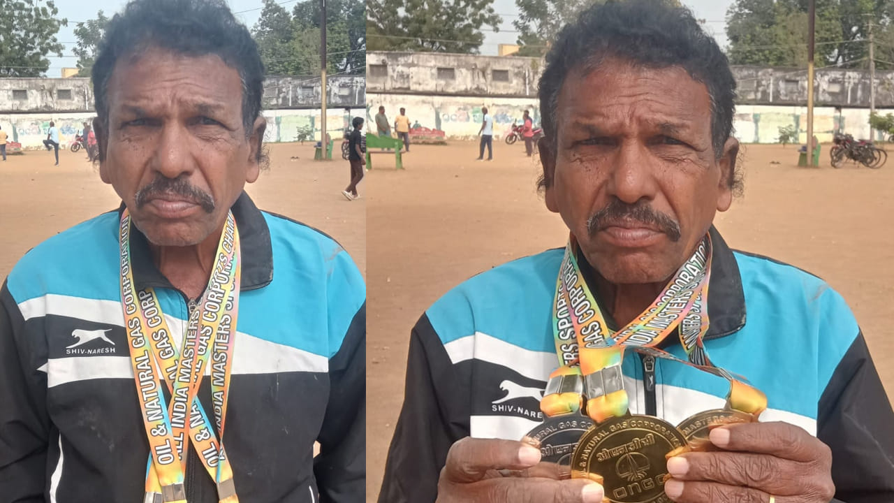 Andhra: వయస్సు ఒక నంబర్ మాత్రమే.. 75 ఏళ్లు వచ్చినా పతకాల పంట పండిస్తున్నాడు..