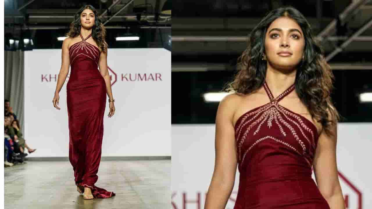 Pooja Hegde: లండన్ ఫ్యాషన్ వీక్‌లో పూజా హెగ్డే మెరుపులు.. మెరూన్ కలర్ గౌనులో గ్లోబల్ గ్లామర్