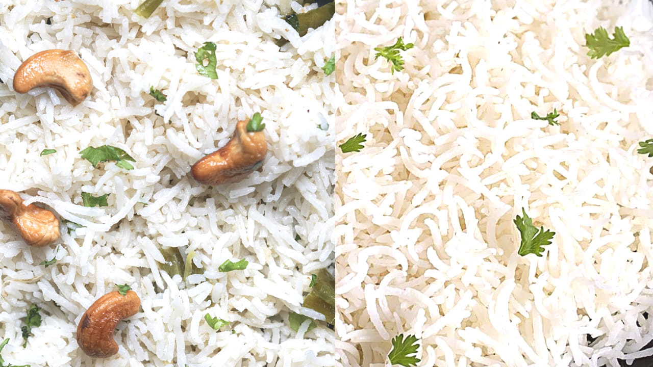 బాస్మతి బియ్యంలో పిండి పదార్థాం  ఎక్కువగా ఉంటుంది. కాబట్టి,  వండే ముందు  రెండ  సార్లు కడిగితే సరిపోతుంది. అలా అని అదే పనిగా బలం ఉంది కదా అని బియ్యం మీద చూపించి వాటిని ఎక్కువ సార్లు కడగకండి. ఈ బియ్యాన్ని కనీసం 10 నిమిషాలు నానబెట్టాలి. ఇలా చేయడం వలన బియ్యం త్వరగా  ఉడుకుతాయి.