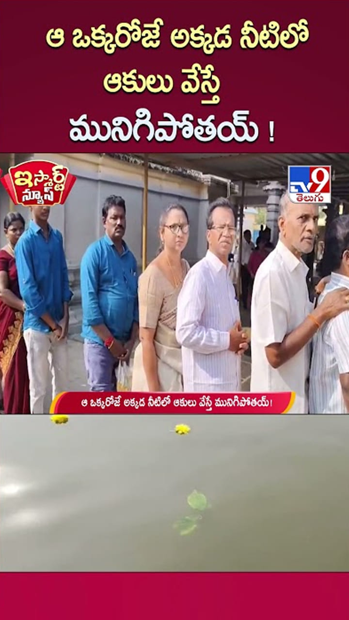 Andhra: విచిత్రం..  ఒక్కరోజే అక్కడ నీటిలో ఆకులు వేస్తే మునిగిపోతయ్ !