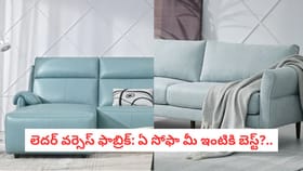 లెదర్ వర్సెస్ ఫాబ్రిక్: ఏ సోఫా మీ ఇంటికి బెస్ట్?..