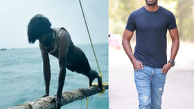 సినిమా కోసం సముద్రంలోనే జిమ్.. హీరో రిస్క్ చూస్తే మెంటలెక్కిపోద్ద