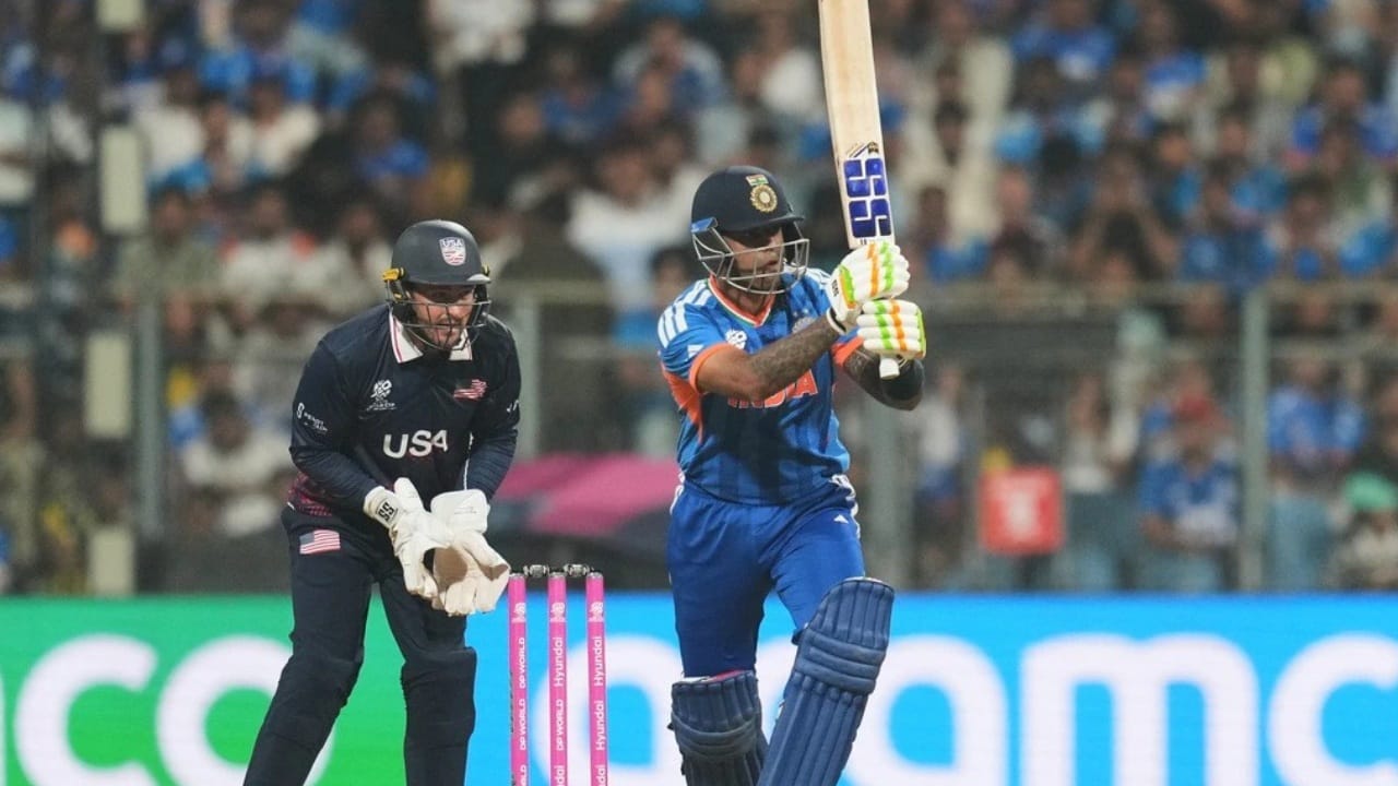 IND vs USA : ముంబైలో సూర్య ప్రతాపం..కష్టాల్లో ఉన్న భారత్‌ను ఆదుకున్న కెప్టెన్ ఇన్నింగ్స్..అమెరికా టార్గెట్ 162