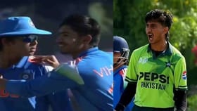 పాక్ ప్లేయర్‌ మీదకు కోపంతో దూసుకెళ్లిన వైభవ్ సూర్యవంశీ