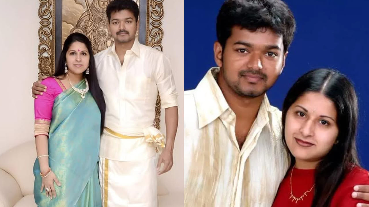 Vijay Thalapathy Sangeetha : ఎన్నికల ముందు విజయ్ దళపతికి షాకిచ్చిన భార్య.. అసలు సంగీత బ్యాగ్రౌండ్ తెలుసా.. ?