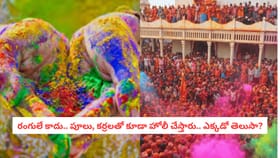 రంగులే కాదు.. పూలు, కర్రలతో కూడా హోలీ చేస్తారు.. ఎక్కడో తెలుసా?
