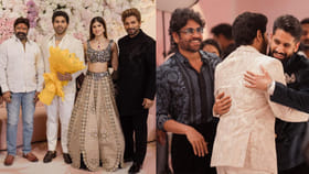 అల్లు శిరీష్ ప్రీ వెడ్డింగ్ రిసెప్షన్‏లో నాగార్జున, బాలకృష్ణ.. అత