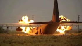 ఇరాక్‌లో కుప్పకూలిన యూఎస్ KC-135 విమానం..!