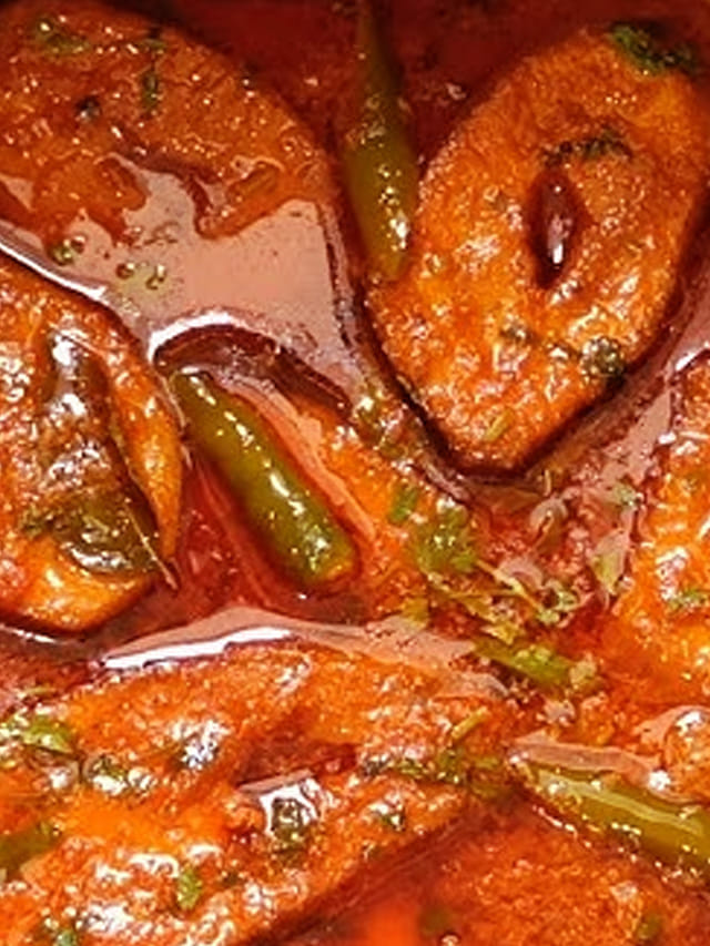 కట్టెల పొయ్యి మీద చేప లేకుండానే  చేపల పులుసు 5 నిమిషాల్లో ఇలా ఈజీగా..