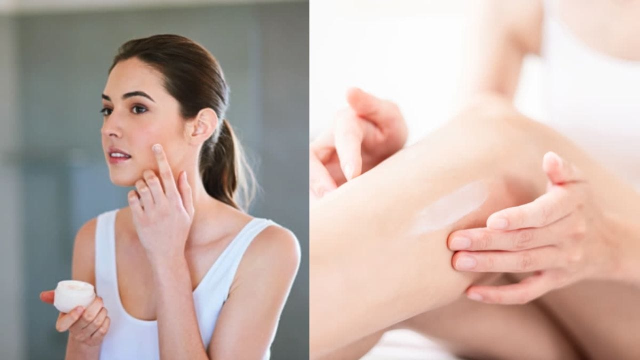 బాడీ లోషన్: బాడీ లోషన్ అనేది మందపాటి చర్మాన్ని తేమగా ఉంచడానికి రూపొందించబడింది. ఇందులో సువాసనలు, వివిధ రసాయనాలు ఉంటాయి. ముఖ చర్మం చాలా సున్నితంగా ఉంటుంది.  కాబట్టి మీ ముఖానికి బాడీ లోషన్ పూయడం వల్ల రంధ్రాలు మూసుకుపోతాయి, ఇది మొటిమలు, జిడ్డుగల చర్మానికి దారితీస్తుంది. అందువల్ల, ఎల్లప్పుడూ ముఖం కోసం ప్రత్యేకంగా రూపొందించిన మాయిశ్చరైజర్‌ను ఉపయోగించండి.