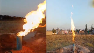 బీర్ సీసాతో చపాతీ.. ఇటుకలతో పొయ్యి..  పారతో టిఫిన్ భలే చేసాడుగా.. అదిరిందయ్యా ఐడియా