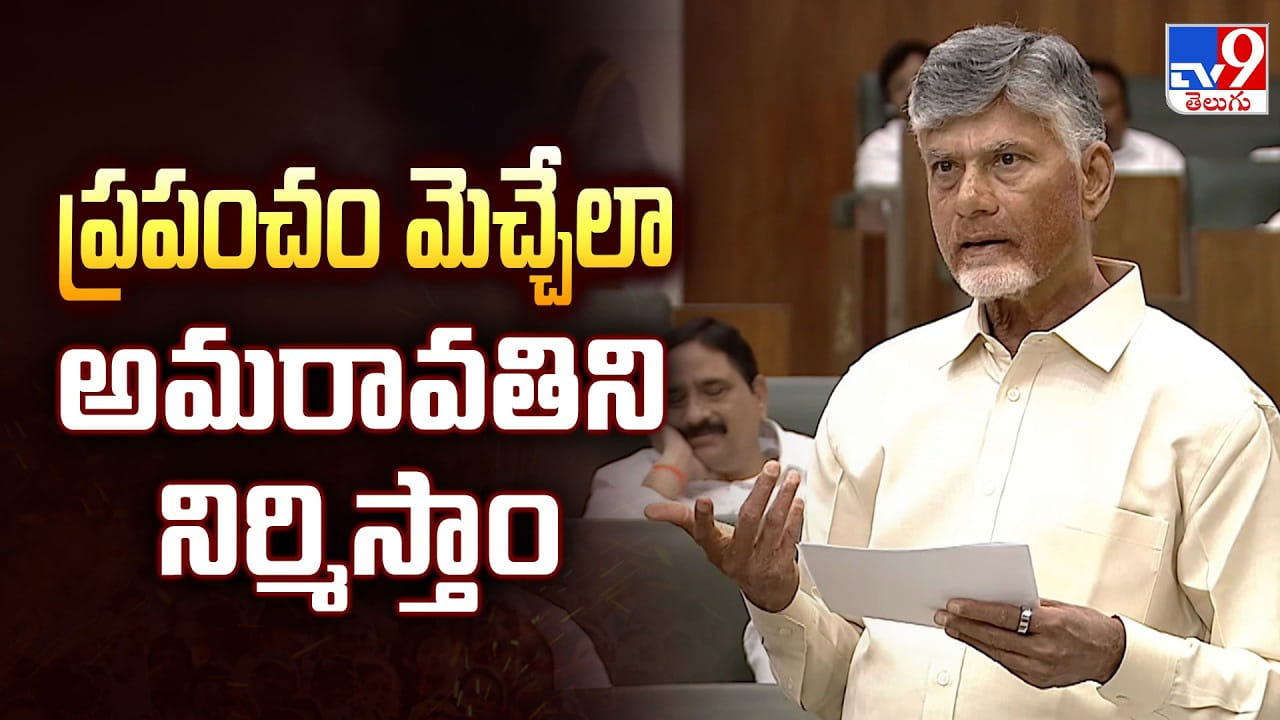 CM Chandrababu: ప్రపంచం మెచ్చేలా అమరావతిని నిర్మిస్తాం