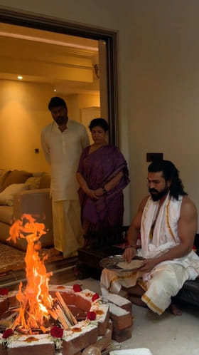 చిరంజీవి నివాసంలో శ్రీరామ నవమి వేడుకలు..ఇదిగో వీడియో