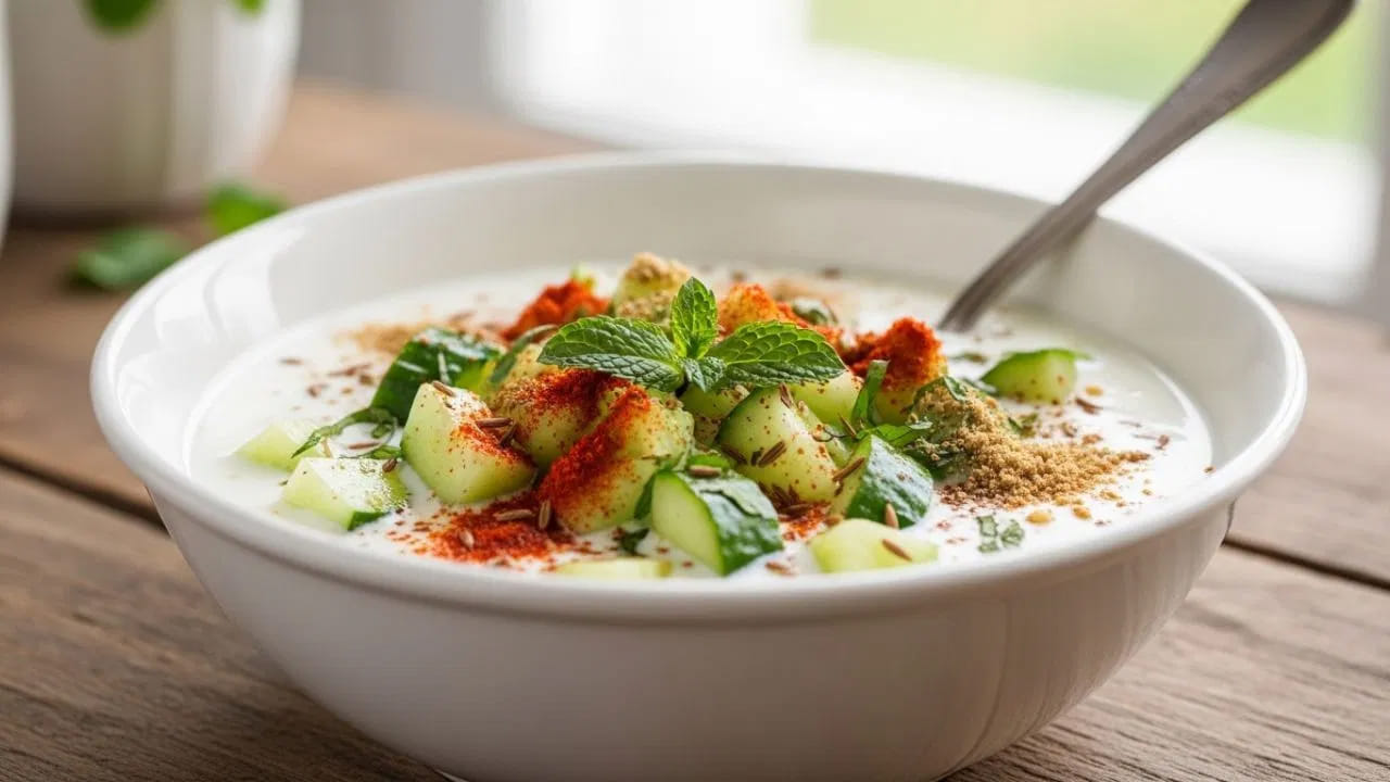 
2. పెరుగు, దోసకాయ రైతా.. 

భారతీయ వంటకాలలో దోసకాయ రైతా చాలా ప్రసిద్ధి. పోషకాహార శాస్త్రం ప్రకారం ఇది సురక్షితం. కానీ ఆయుర్వేదం ప్రకారం, పెరుగు, దోసకాయ రెండూ చల్లగా ఉంటాయి, కాబట్టి జీర్ణక్రియ నెమ్మదియై, శరీరంలో కఫం పెరుగుతుంది. జీర్ణ శక్తి బలహీనంగా ఉంటే జాగ్రత్త అవసరం.
