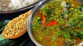 వేడి అన్నంలోకి అదిరిపోయే ఘాటైనధనియాల రసం.. ఇలా చేస్తే గిన్నె ఖాళీ