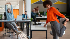 డెస్క్‌ జాబ్‌ చేస్తున్నారా? కూర్చున్న చోటే ఈ సింపుల్‌ స్ట్రెచెస్