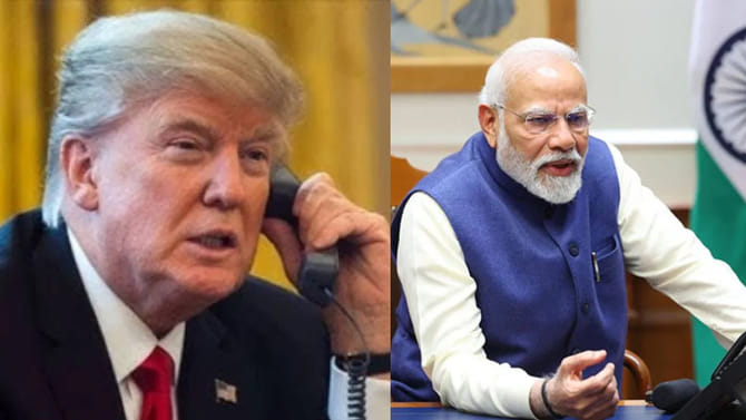 ప్రధాని మోదీకి ట్రంప్ ఫోన్.. ఆ విషయాలపై కీలక చర్చ..