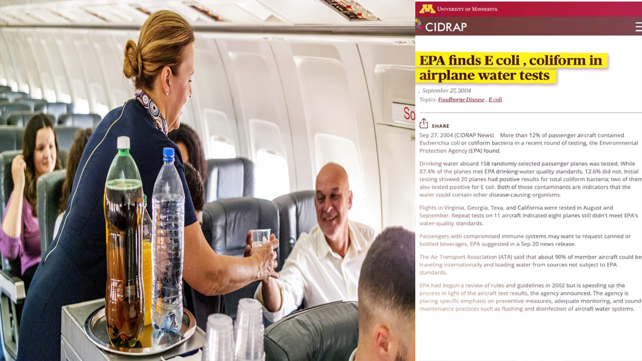 Airplane Water: విమానం జర్నీ చేసే వారికి అలర్ట్.. ఆ నీళ్లు తాగారో వాంతులు, విరోచనాలు అవుతాయ్‌ జాగ్రత్త!