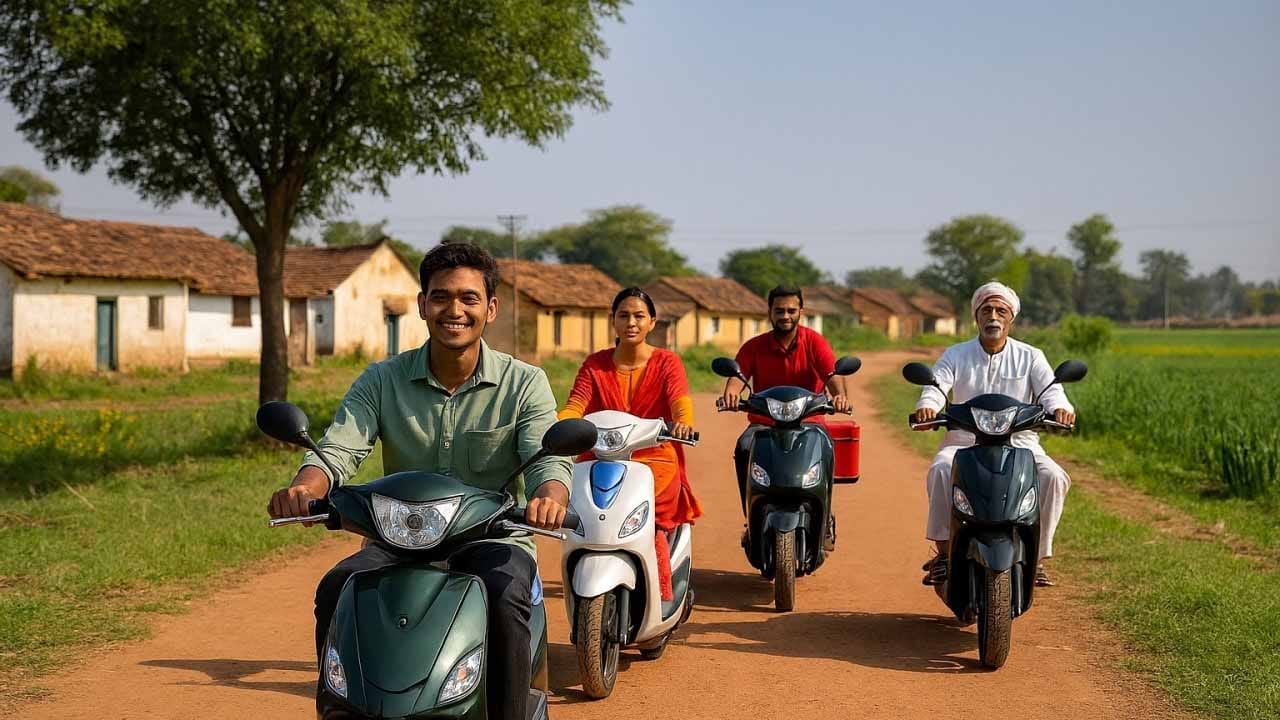 ఇంట్లోనే ఛార్జింగ్ పెట్టు.. గంటలకొద్దీ రోడ్లపై చక్కర్లు కొట్టు.. పల్లెల్లో పెరిగిన కొత్త కల్చర్!