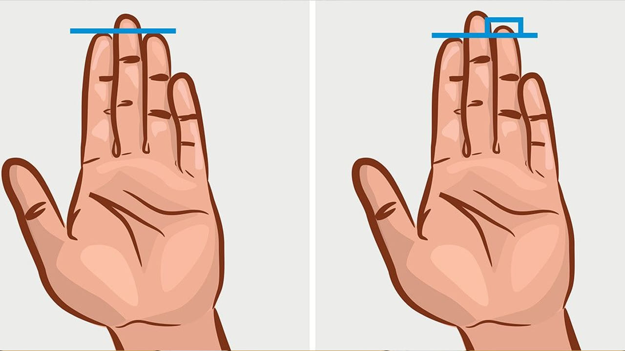 ఉంగరం వేలు చిటికెన వేలు వైపు వాలి ఉంటే: తమ పేరుప్రతిష్టలు, కీర్తిని వ్యాపార అభివృద్ధి కోసం ఉపయోగిస్తారు. అంటే, తమ ఫేమ్‌ను కమర్షియల్‌గా మార్చుకుంటారు.