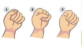 పిడికిలి బిగించే విధానాన్ని బట్టి మీరు ఎలాంటి వారో తెలుసుకోవచ్చు