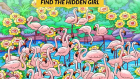 మీకో సవాల్.. ఈ ఫొటోలో కొంగల మధ్య ఉన్న అమ్మాయిని గుర్తించగలరా?