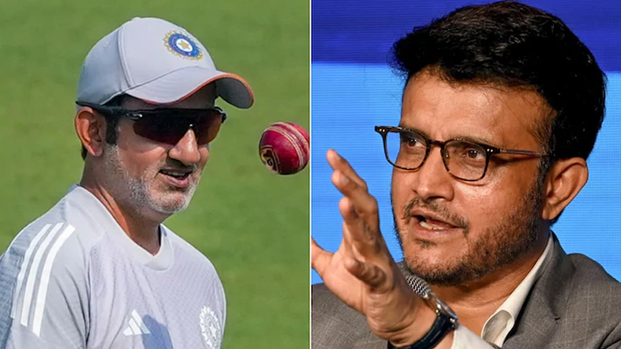 అయితే, టెస్టు క్రికెట్‌లో మాత్రం గంభీర్ తన శైలిని మార్చుకోవాలని గంగూలీ సూచించాడు. టెస్టులలో గంభీర్ ఇంకా మెరుగుపడాల్సిన అవసరం ఉందని, ముఖ్యంగా పిచ్ ఎలా ఉంటుందనే ఆలోచనను పక్కన పెట్టాలని చెప్పాడు. పిచ్‌ను ఒక భూతంలా చూడడం మానేయాలని హితవు పలికాడు. స్వదేశంలో జరిగే టెస్టు మ్యాచ్‌ల కోసం స్పిన్నర్లకు అనుకూలించే టర్నింగ్ వికెట్లు అవసరం లేదని గంగూలీ అభిప్రాయపడ్డాడు. 