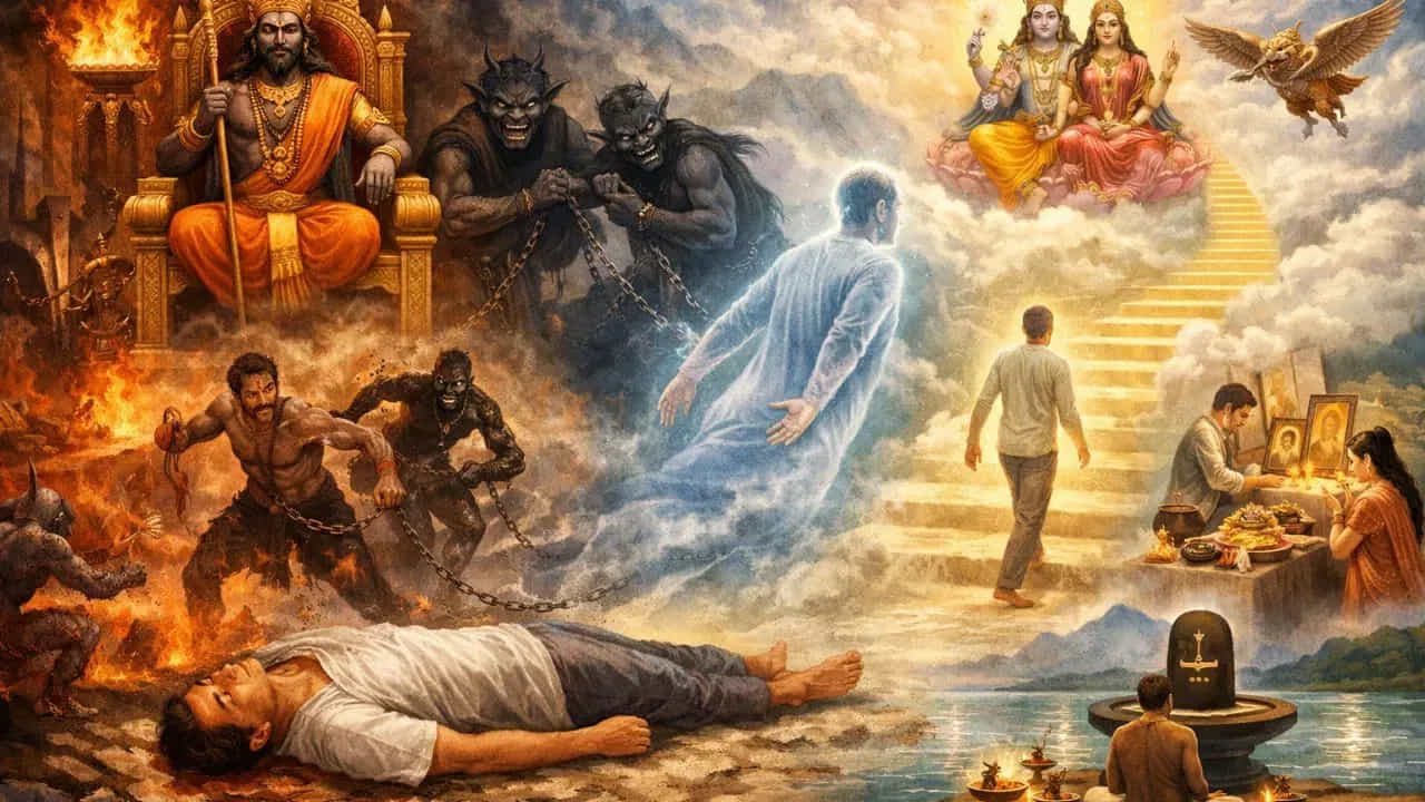 
3. మృత్యుదూతల అనుభూతి.. 

మరణ సమయం దగ్గరపడే కొద్దీ.. కొంతమంది వ్యక్తులకు మృత్యుదూతలు కనిపిస్తున్నట్టు లేదా ఎవరో తమను తీసుకెళ్లడానికి వస్తున్నట్టు అనిపించవచ్చు. ఈ సమయంలో వారు ప్రతికూల శక్తులను కూడా అనుభవించవచ్చు.
