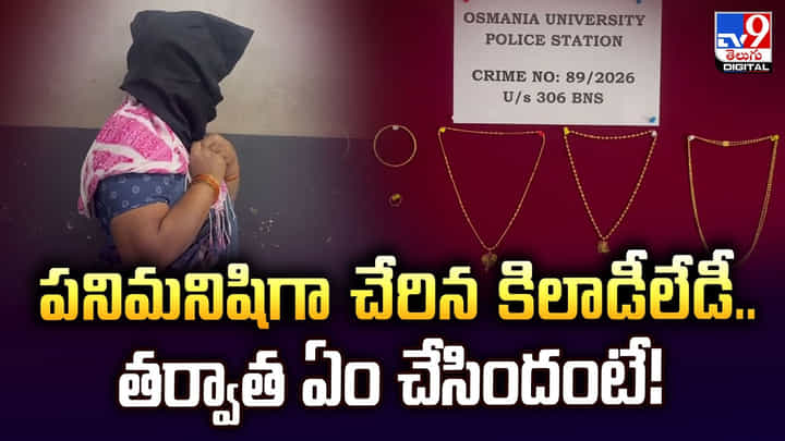 పనిమనిషిగా చేరిన కిలాడీలేడీ.. తర్వాత ఏం చేసిందంటే పనిమనిషిగా చేరిన కిలాడీలేడీ.. తర్వాత ఏం చేసిందంటే