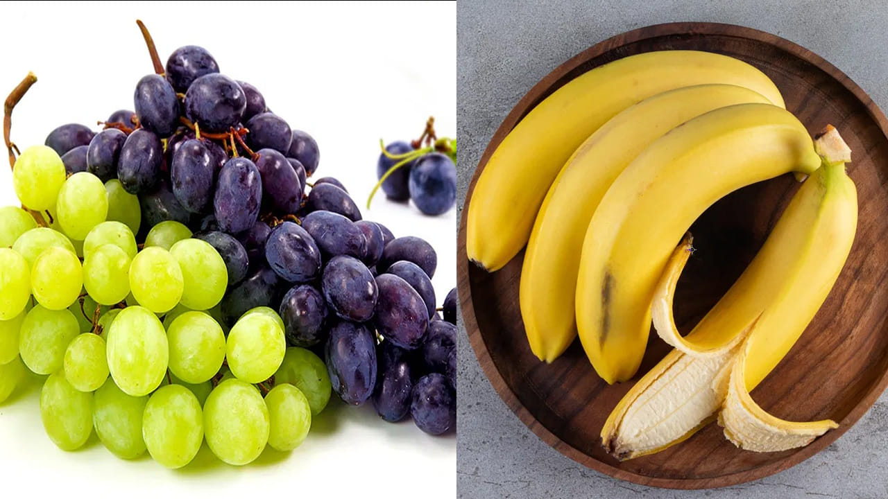 ఏది ఉత్తమమైన ఎంపిక?: నిపుణుల అభిప్రాయం ప్రకారం.. ఈ రెండింటిలో ఏదీ చెడ్డ పండు కాదు. మీ అవసరాన్ని బట్టి మీరు ఎంచుకోవచ్చు. మీరు వ్యాయామం లేదా పరుగుకు వెళ్లే ముందు ద్రాక్ష తినడం మంచిది.
మధ్యాహ్న భోజనం వరకు కడుపు నిండుగా ఉండాలనుకుంటే అరటిపండు సరైన ఎంపిక.
