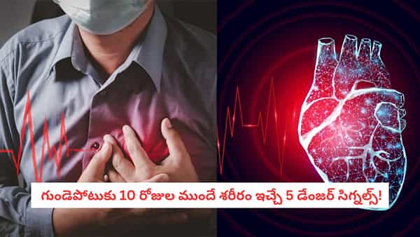 Heart Health: గుండెపోటు అకస్మాత్తుగా రాదు.. 10 రోజుల ముందే మీ శరీరం ఇచ్చే ఈ డెడ్లీ సిగ్నల్స్ ఇవి