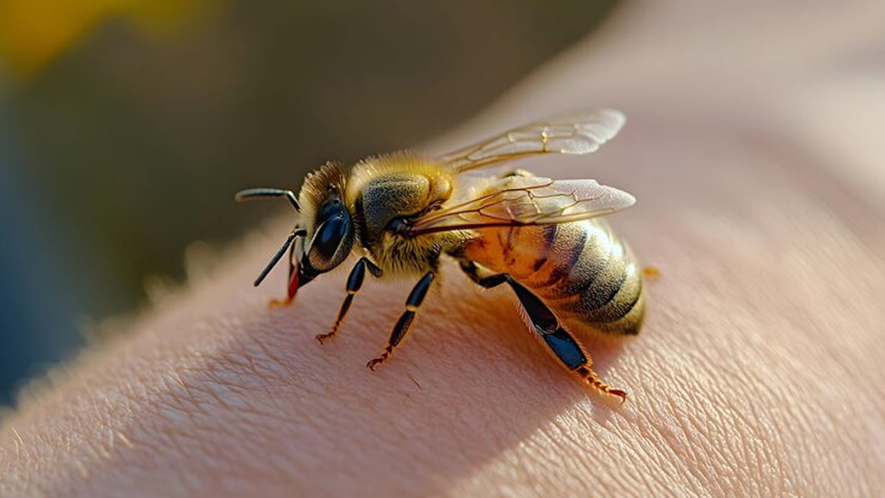 ముల్లును తొలగించండి: తేనెటీగ కుట్టిన వెంటనే చర్మంలో గుచ్చుకున్న ముల్లును తీసివేయాలి. లేదంటే, ముల్లు చిట్లి విషం లోపలికి వెళ్లే ప్రమాదం ఉంది. తేనెటీగ కుట్టిన వెంటనే ఆ ముల్లును గోళ్లతో లేదా ఏదైనా పల్చటి వస్తువుతో జాగ్రత్తగా తీసివేయాలి. ముల్లును గట్టిగా నొక్కకూడదు, అలా చేస్తే అందులోని విషం శరీరంలోకి మరింతగా వ్యాపిస్తుంది. 