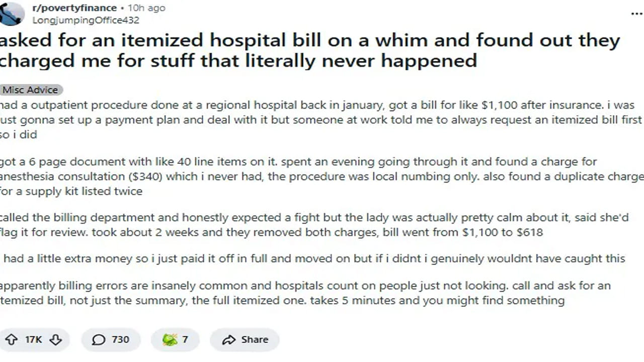 Hospital Bill