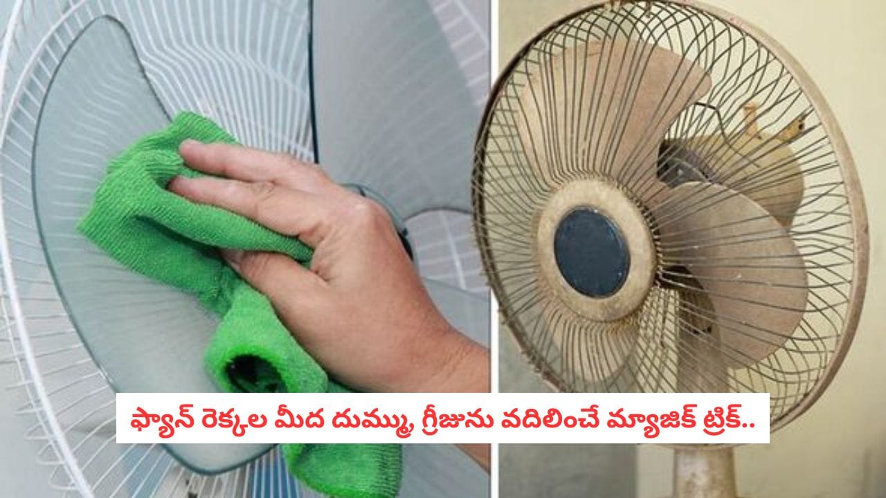 Fan Cleaning Hacks: ఒక్క స్క్రూ కూడా తీయకుండానే ఫ్యాన్ రెక్కలను తలతలా మెరిపించే ‘మ్యాజిక్ ట్రిక్’ ఇదే!