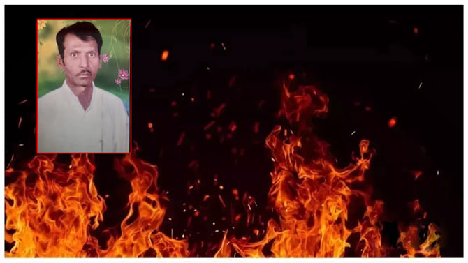 తన చావుకు అడ్డువస్తుందనీ.. భార్యకు నిప్పంటించి ఆపై భర్త ఆత్మహత్య!