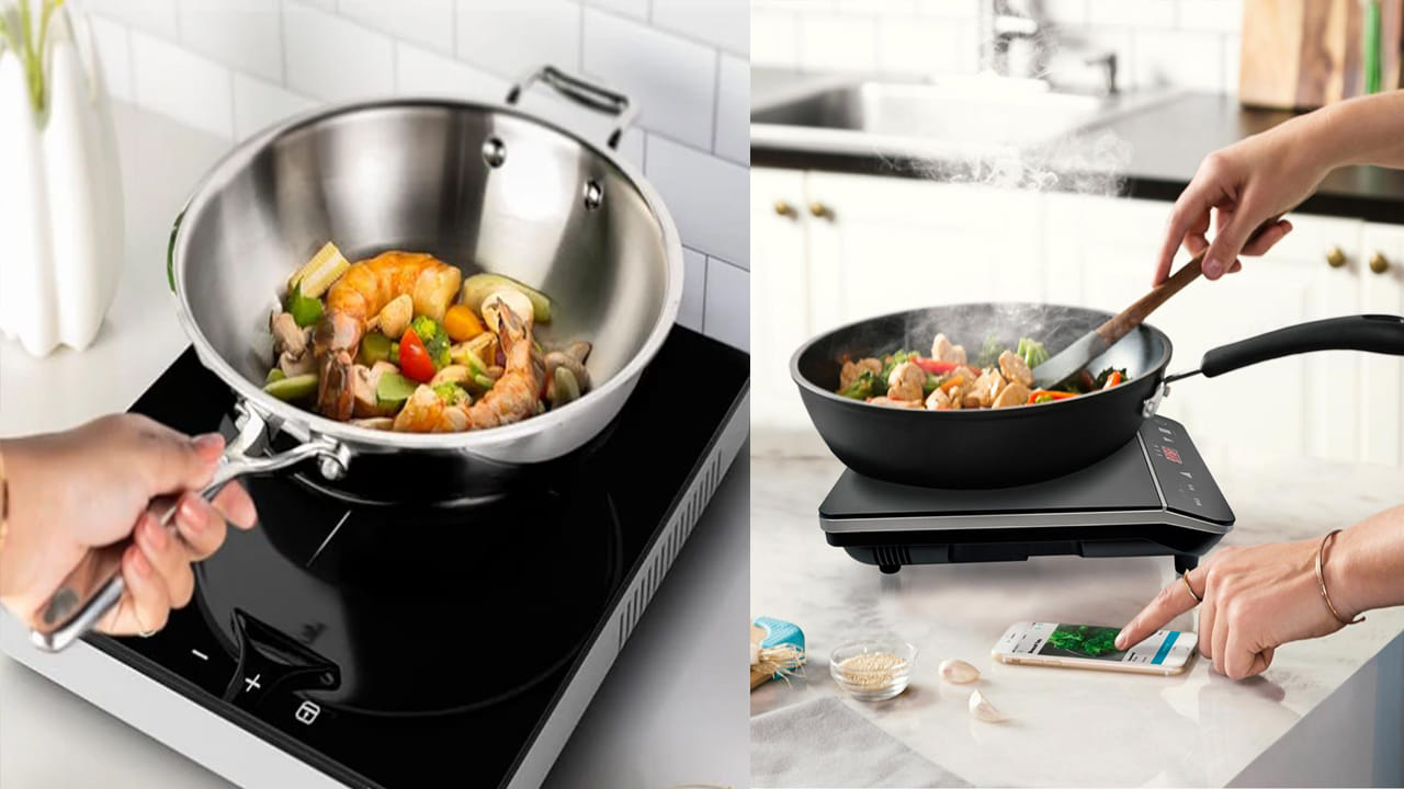  ఉపరితలంపై లోహ వస్తువులను వదిలివేయడం: చాలా మంది ఇండక్షన్ కుక్‌టాప్ ఉపరితలంపై స్పూన్లు, ఫోర్కులు లేదా మూతలు వంటి లోహ వస్తువులను వదిలివేస్తారు. ఇండక్షన్ అయస్కాంత క్షేత్రం ఈ వస్తువులను వేడి చేయగలదు. అందుకే ఇది ప్రమాదకరం. ఒక లోహ వస్తువు వేడెక్కుతూనే ఉంటే, అది కాలిన గాయాలు లేదా హాని కలిగించవచ్చు. అందువల్ల, కుక్‌టాప్ ఉపరితలాన్ని ఎల్లప్పుడూ శుభ్రంగా, ఖాళీగా ఉంచడం సురక్షితమని భావిస్తారు.