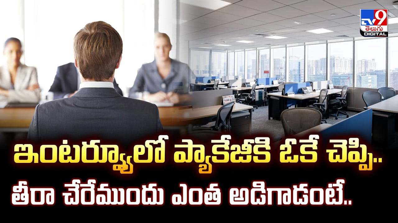 ఇంటర్వ్యూలో ప్యాకేజీకి ఓకే చెప్పి.. తీరా చేరేముందు అదిరే ట్విస్ట్ ఇచ్చాడు..