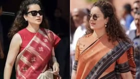 అస్సాం టస్సర్ టు పోచంపల్లి ఇక్కత్.. కంగనా వార్డ్‌రోబ్‌