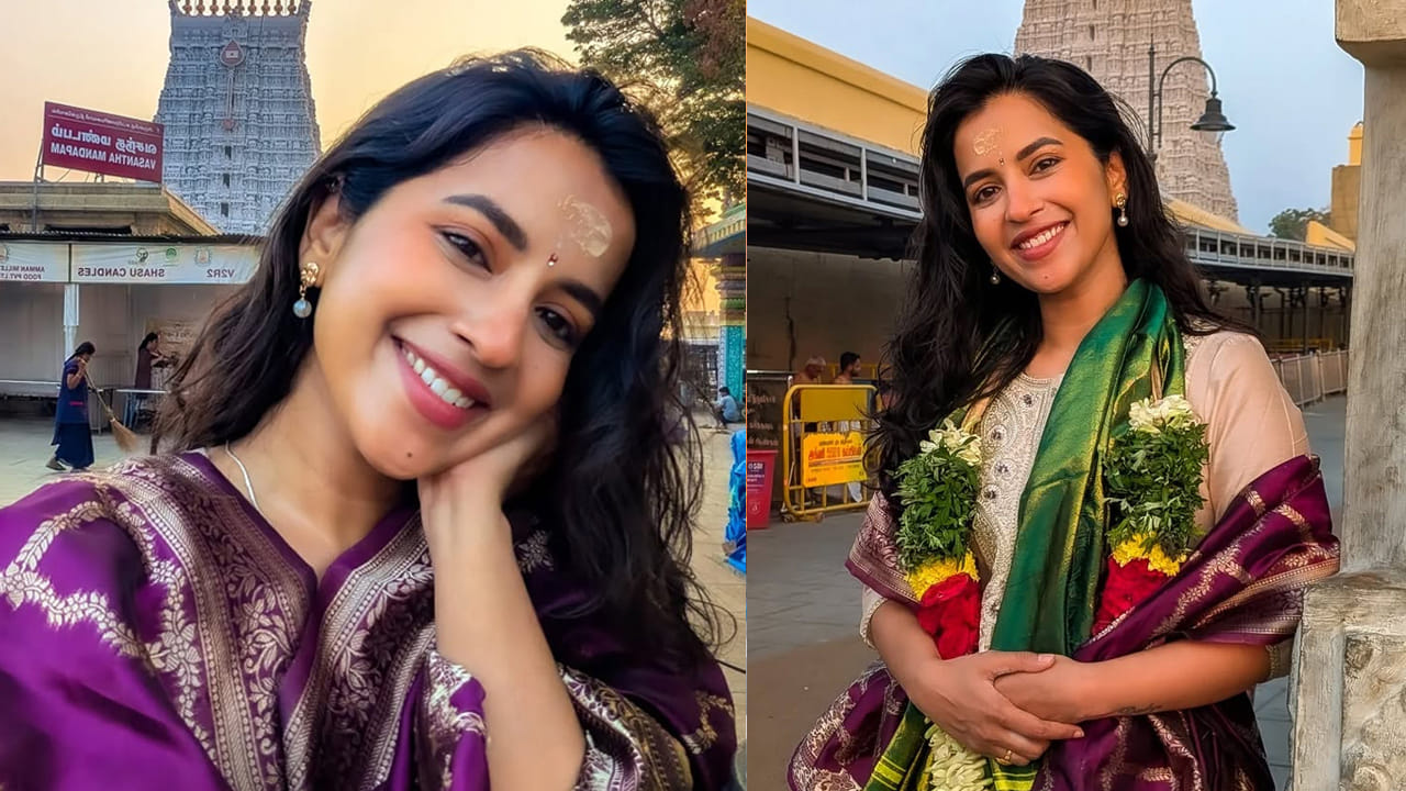  సినిమాలతో బిజీగా ఉండే కోమలి ప్రసాద్ తాజాగా తమిళనాడులోని తిరుచెండూర్‌లో పలు ఆలయాల దర్శనం చేసుకుంది.
