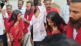 షాకింగ్.. గుడిలో పెళ్లి చేసుకున్న మహా కుంభమేళా బ్యూటీ.. వీడియో